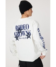 メンズバンダナスターアップリケL/S Tシャツ