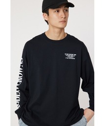 メンズバンダナスターアップリケL/S Tシャツ
