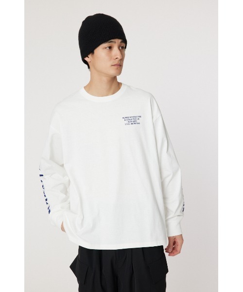 RODEO CROWNS WIDE BOWL(ロデオクラウンズワイドボウル)の「メンズバンダナスターアップリケL/S Tシャツ(Tシャツ/カットソー・メンズ・ブラック/ホワイト/カーキ・LARGE/MEDIUM)」の5枚目の写真