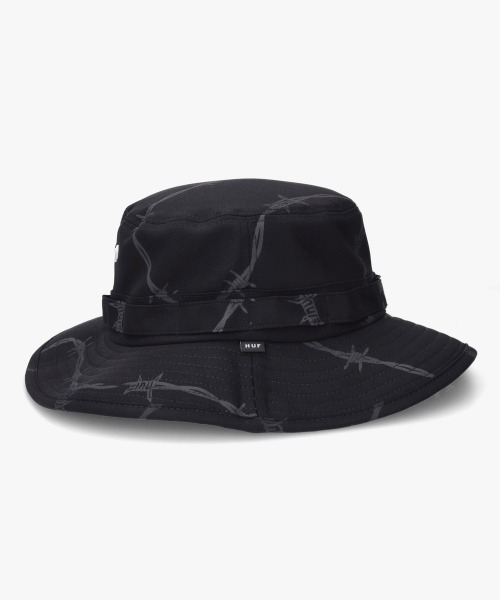 HUF（ハフ）の「HUF RESERVOIR BOONIE HAT（ハット・メンズ・ベージュ/ブラック・L/XL）」の5枚目の写真