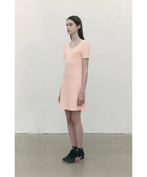 [ KIRSH ]★22FW★SMALL CHERRY KNIT DRESS MUSINSA | KIRSH Small Cherry Knit Sweater Dress [Pink]