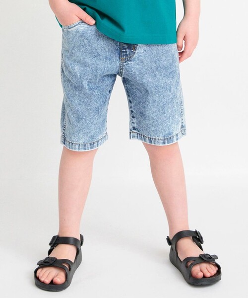BRANSHES(ブランシェス)の「【接触冷感】アイスデニムパンツ(デニムパンツ・キッズ・ブルー/グレー/ネイビー・100/120/140/110/90/130/150/160)」の3枚目の写真