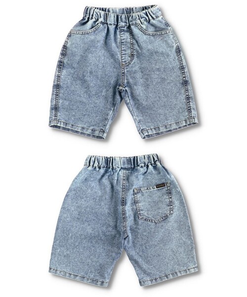 BRANSHES(ブランシェス)の「【接触冷感】アイスデニムパンツ(デニムパンツ・キッズ・ブルー/グレー/ネイビー・100/120/140/110/90/130/150/160)」の7枚目の写真