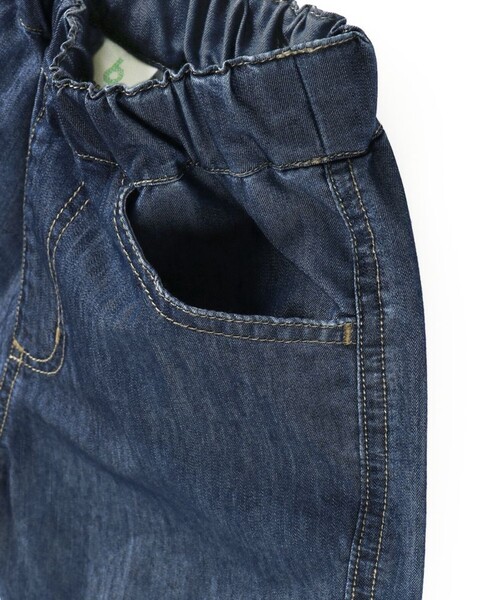 BRANSHES(ブランシェス)の「【接触冷感】アイスデニムパンツ(デニムパンツ・キッズ・ブルー/グレー/ネイビー・100/120/140/110/90/130/150/160)」の12枚目の写真