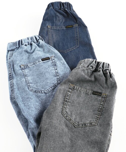 BRANSHES(ブランシェス)の「【接触冷感】アイスデニムパンツ(デニムパンツ・キッズ・ブルー/グレー/ネイビー・100/120/140/110/90/130/150/160)」の14枚目の写真