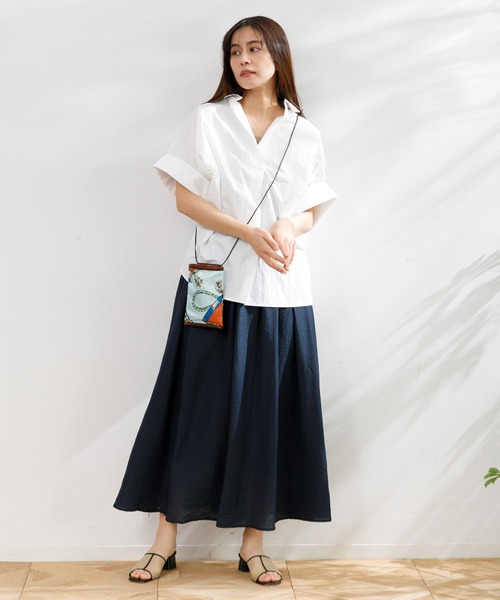 manipuri(マニプリ)の「manipuri スマホショルダー KEPI(ショルダーバッグ・レディース・グリーン/コーラル・FREE)」の18枚目の写真