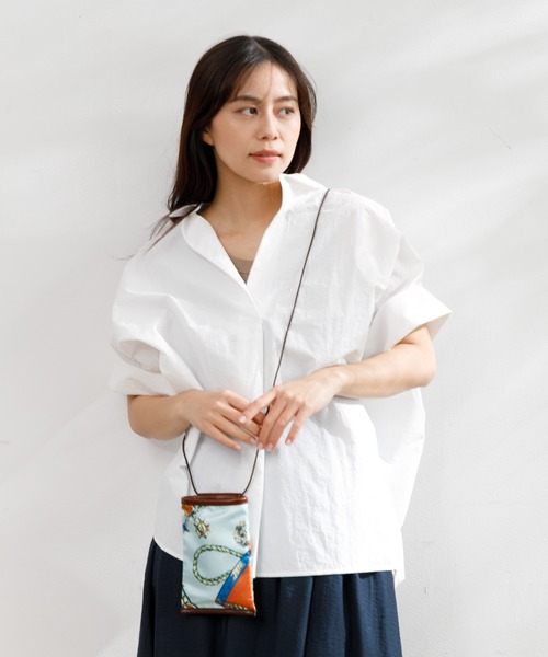 manipuri(マニプリ)の「manipuri スマホショルダー KEPI(ショルダーバッグ・レディース・グリーン/コーラル・FREE)」の20枚目の写真