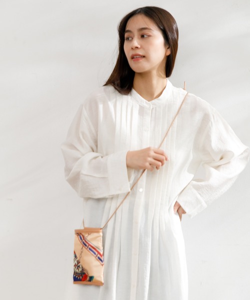 manipuri(マニプリ)の「manipuri スマホショルダー KEPI(ショルダーバッグ・レディース・グリーン/コーラル・FREE)」の16枚目の写真