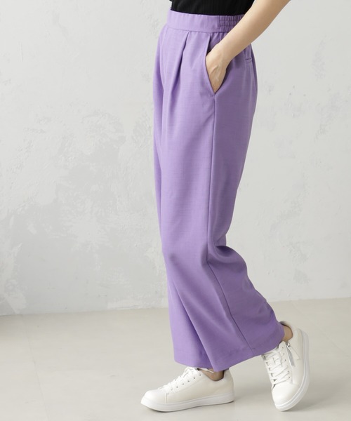 FOUND GOOD（ファウンドグッド）の「リネンライクイージーパンツ（その他パンツ・レディース・アイボリー/ブラック/グリーン系2/パープル系5/イエロー系2・M/L/S）」の4枚目の写真