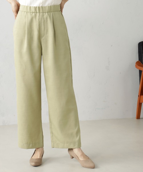 FOUND GOOD（ファウンドグッド）の「リネンライクイージーパンツ（その他パンツ・レディース・アイボリー/ブラック/グリーン系2/パープル系5/イエロー系2・M/L/S）」の5枚目の写真