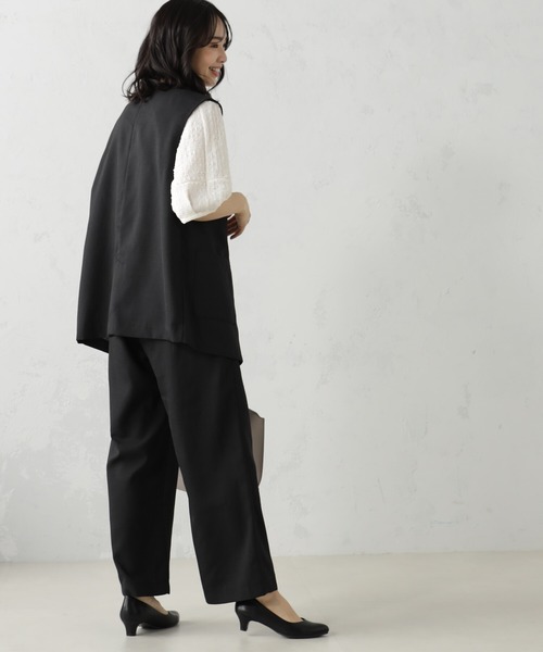 FOUND GOOD（ファウンドグッド）の「リネンライクイージーパンツ（その他パンツ・レディース・アイボリー/ブラック/グリーン系2/パープル系5/イエロー系2・M/L/S）」の9枚目の写真