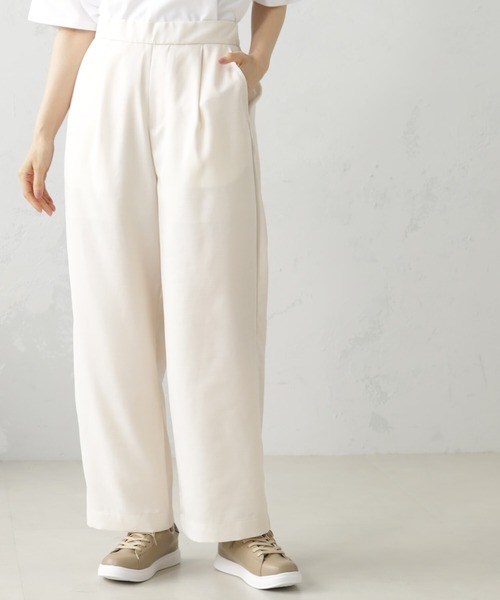 FOUND GOOD（ファウンドグッド）の「リネンライクイージーパンツ（その他パンツ・レディース・アイボリー/ブラック/グリーン系2/パープル系5/イエロー系2・M/L/S）」の10枚目の写真