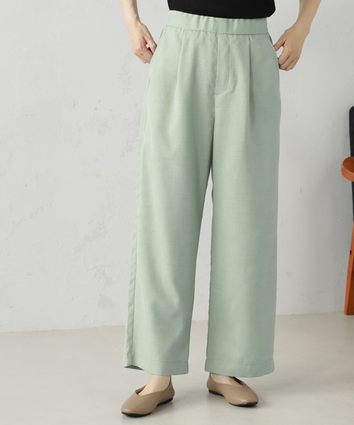 FOUND GOOD（ファウンドグッド）の「リネンライクイージーパンツ（その他パンツ・レディース・アイボリー/ブラック/グリーン系2/パープル系5/イエロー系2・M/L/S）」の14枚目の写真
