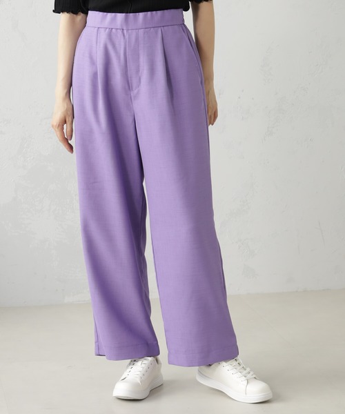 FOUND GOOD（ファウンドグッド）の「リネンライクイージーパンツ（その他パンツ・レディース・アイボリー/ブラック/グリーン系2/パープル系5/イエロー系2・M/L/S）」の19枚目の写真