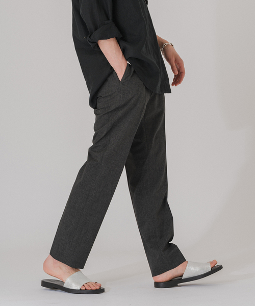 EDIFICE（エディフィス）の「”接触冷感＆撥水機能”クールドッツ 1プリーツ ウエストマジック スラックス（スラックス・メンズ・ダークブルー/ブラック/ブラック系その他/ネイビー・SMALL/MEDIUM/LARGE/X-LARGE）」の18枚目の写真