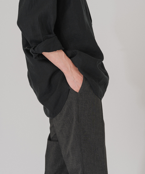 EDIFICE（エディフィス）の「”接触冷感＆撥水機能”クールドッツ 1プリーツ ウエストマジック スラックス（スラックス・メンズ・ダークブルー/ブラック/ブラック系その他/ネイビー・SMALL/MEDIUM/LARGE/X-LARGE）」の19枚目の写真