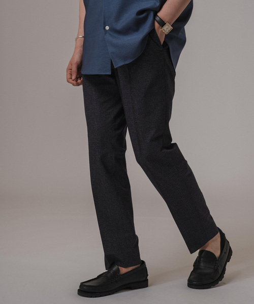 EDIFICE（エディフィス）の「”接触冷感＆撥水機能”クールドッツ 1プリーツ ウエストマジック スラックス（スラックス・メンズ・ダークブルー/ブラック/ブラック系その他/ネイビー・SMALL/MEDIUM/LARGE/X-LARGE）」の12枚目の写真