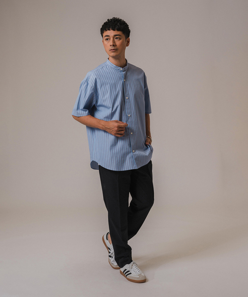 EDIFICE（エディフィス）の「”接触冷感＆撥水機能”クールドッツ 1プリーツ ウエストマジック スラックス（スラックス・メンズ・ダークブルー/ブラック/ブラック系その他/ネイビー・SMALL/MEDIUM/LARGE/X-LARGE）」の16枚目の写真