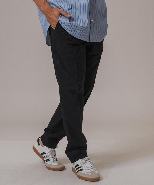 EDIFICE（エディフィス）の「”接触冷感＆撥水機能”クールドッツ 1プリーツ ウエストマジック スラックス（スラックス・メンズ・ダークブルー/ブラック/ブラック系その他/ネイビー・SMALL/MEDIUM/LARGE/X-LARGE）」の10枚目の写真