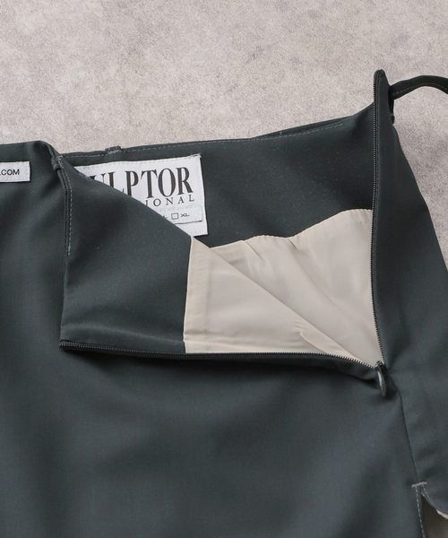 SCULPTOR（スカルプター）の「【SCULPTOR/スカルプター】 Go To Mini Skirt：ミニスカート（スカート・レディース・ネイビー・X-SMALL/SMALL）」の2枚目の写真