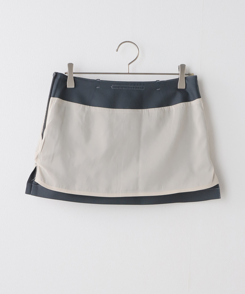 SCULPTOR（スカルプター）の「【SCULPTOR/スカルプター】 Go To Mini Skirt：ミニスカート（スカート・レディース・ネイビー・X-SMALL/SMALL）」の3枚目の写真