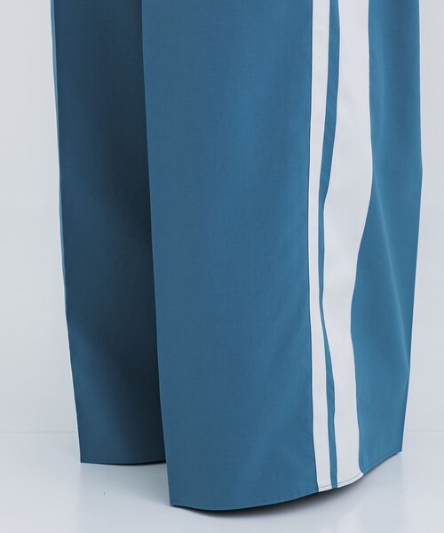 STUDIOUS(ステュディオス)の「【STUDIOUS/ステュディオス】ワイドレッグトラックパンツ(その他パンツ・レディース・ネイビー/ダークグレー/ブルー・1/2)」の7枚目の写真