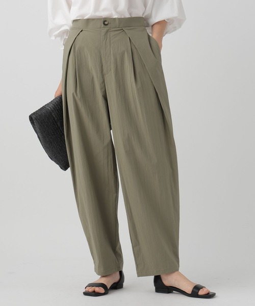 Elura（エルーラ）の「タフタカーブパンツ/106549（その他パンツ・レディース・カーキ/チャコールグレー・FREE）」の2枚目の写真