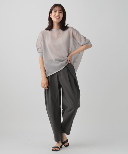 Elura（エルーラ）の「タフタカーブパンツ/106549（その他パンツ・レディース・カーキ/チャコールグレー・FREE）」の17枚目の写真