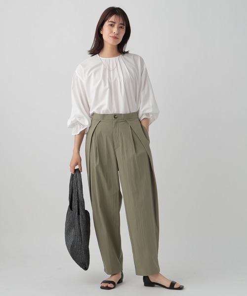 Elura（エルーラ）の「タフタカーブパンツ/106549（その他パンツ・レディース・カーキ/チャコールグレー・FREE）」の16枚目の写真