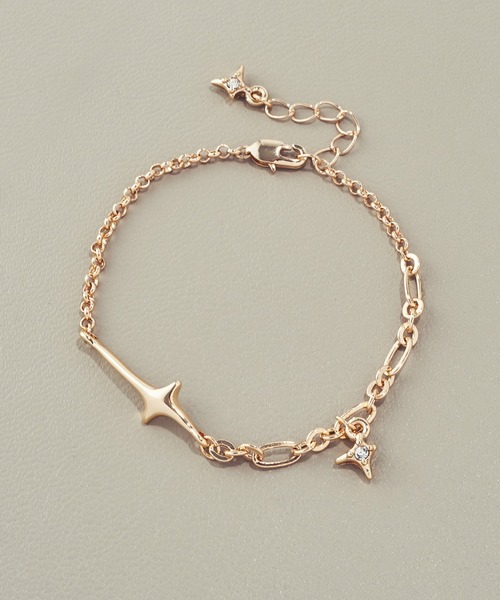 GOLDY（ゴールディ）の「トゥインクル モチーフ ブレスレット（ブレスレット・レディース・シルバー/ガンメタ/ゴールド・FREE）」の4枚目の写真