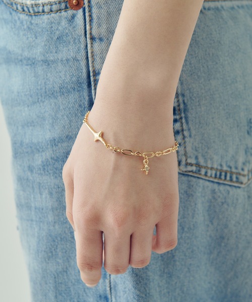 GOLDY（ゴールディ）の「トゥインクル モチーフ ブレスレット（ブレスレット・レディース・シルバー/ガンメタ/ゴールド・FREE）」の6枚目の写真