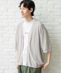 GLOBAL WORK | 洗えるサラサラサマーカーディガン/5分袖/992254(カーディガン/ボレロ)