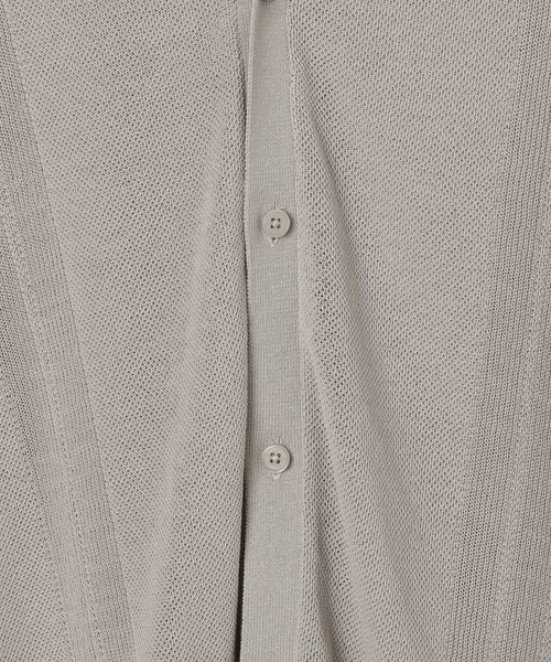 GLOBAL WORK（グローバルワーク）の「洗えるサラサラサマーカーディガン/5分袖/992254（カーディガン/ボレロ・メンズ・ブラック/ライトグレー・SMALL/LARGE/MEDIUM）」の12枚目の写真
