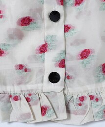 GANNI - GANNI シースルー シャツ  フローラルオーガンザジャカード GANNI（ガニー）の「GANNI/ガニ― Organza Jacquard shirts
