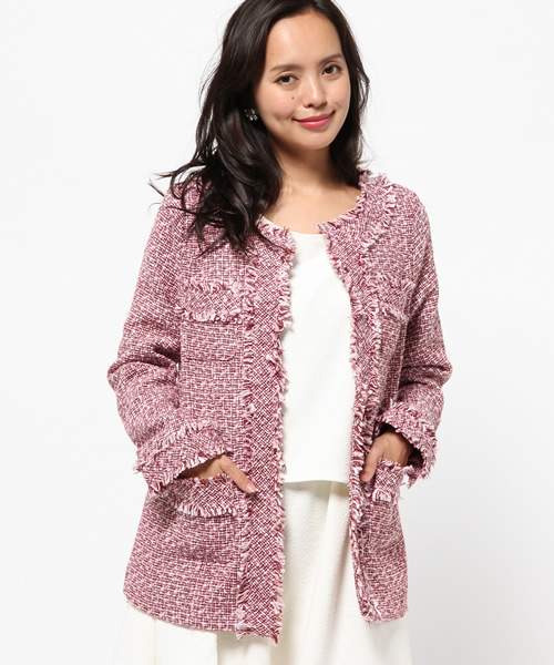 トップ100リエンダ ツイード ジャケット 人気のファッショントレンド