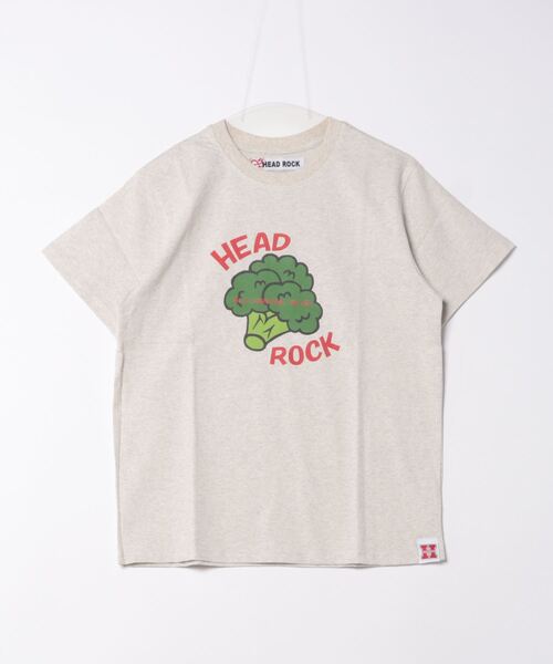 HEAD ROCK(ヘッドロック)の「HEADROCK/ヘッドロック 半袖Tシャツ(大人)(Tシャツ/カットソー・メンズ・スミクロ/オートミール/ネイビー・165/175/185)」の3枚目の写真