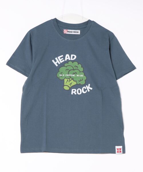 HEAD ROCK(ヘッドロック)の「HEADROCK/ヘッドロック 半袖Tシャツ(大人)(Tシャツ/カットソー・メンズ・スミクロ/オートミール/ネイビー・165/175/185)」の1枚目の写真