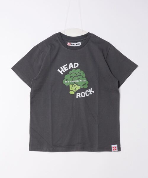 HEAD ROCK(ヘッドロック)の「HEADROCK/ヘッドロック 半袖Tシャツ(大人)(Tシャツ/カットソー・メンズ・スミクロ/オートミール/ネイビー・165/175/185)」の2枚目の写真