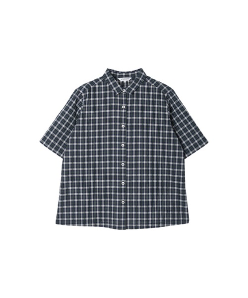 McGREGOR(マックレガー)の「サッカーチェックシャツ(シャツ/ブラウス・レディース・グリーン/コバルトブルー・M/L)」の1枚目の写真