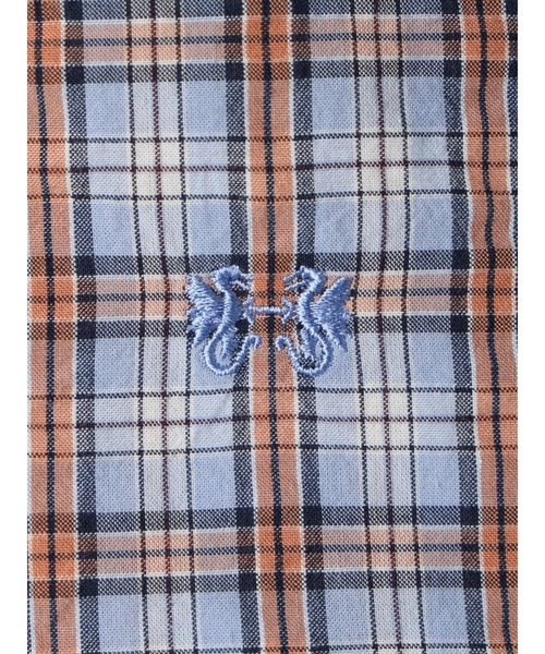 McGREGOR(マックレガー)の「サッカーチェックシャツ(シャツ/ブラウス・レディース・グリーン/コバルトブルー・M/L)」の12枚目の写真