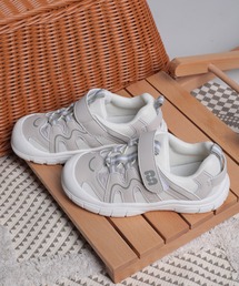 【shoes365】子供用多層パッチワークデザインスニーカー