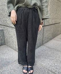 rbby ROSEBUD | 【WEB・一部店舗限定】レースイージーパンツ(その他パンツ)