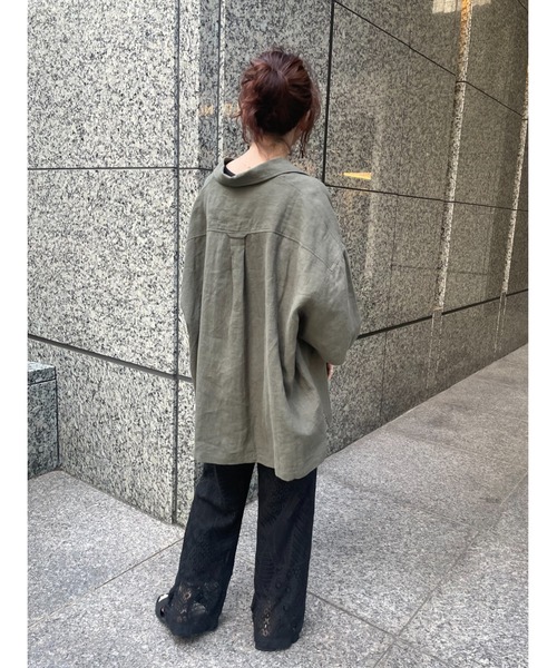 rbby ROSEBUD（アールビーバイローズバッド）の「【WEB・一部店舗限定】レースイージーパンツ（その他パンツ・レディース・ブラック/ホワイト・FREE）」の5枚目の写真