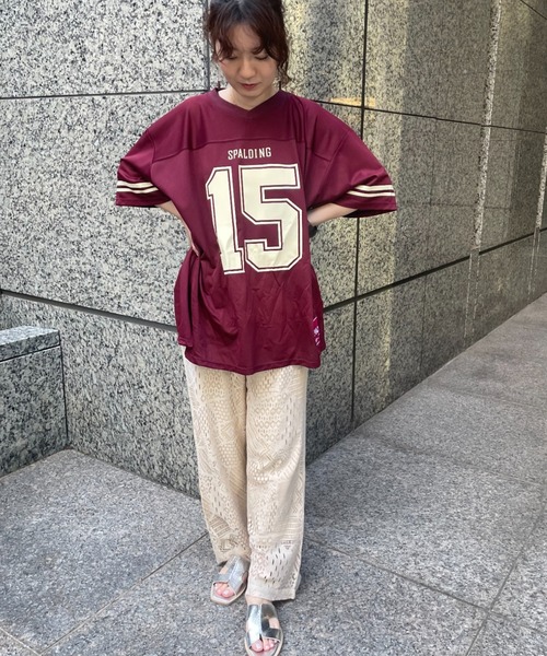 rbby ROSEBUD（アールビーバイローズバッド）の「【WEB・一部店舗限定】レースイージーパンツ（その他パンツ・レディース・ブラック/ホワイト・FREE）」の6枚目の写真