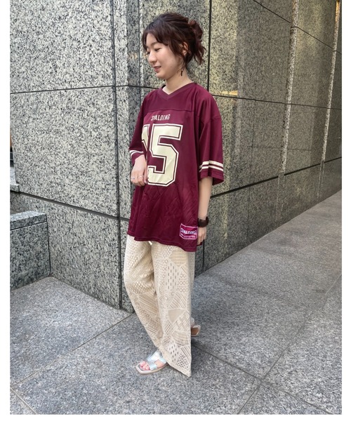 rbby ROSEBUD（アールビーバイローズバッド）の「【WEB・一部店舗限定】レースイージーパンツ（その他パンツ・レディース・ブラック/ホワイト・FREE）」の7枚目の写真