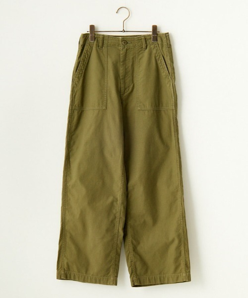 THE SHINZONE（ザ　シンゾーン）の「[THE SHINZONE/ザ シンゾーン] ワンウォッシュ ワイドベイカーパンツ（その他パンツ・レディース・カーキ・34/32）」の5枚目の写真