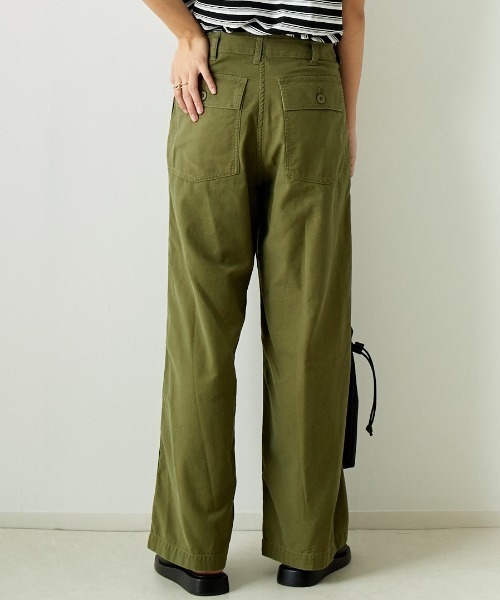 THE SHINZONE（ザ　シンゾーン）の「[THE SHINZONE/ザ シンゾーン] ワンウォッシュ ワイドベイカーパンツ（その他パンツ・レディース・カーキ・34/32）」の9枚目の写真