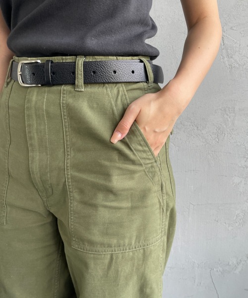 THE SHINZONE（ザ　シンゾーン）の「[THE SHINZONE/ザ シンゾーン] ワンウォッシュ ワイドベイカーパンツ（その他パンツ・レディース・カーキ・34/32）」の15枚目の写真