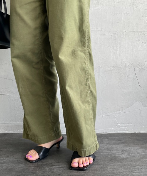 THE SHINZONE（ザ　シンゾーン）の「[THE SHINZONE/ザ シンゾーン] ワンウォッシュ ワイドベイカーパンツ（その他パンツ・レディース・カーキ・34/32）」の16枚目の写真