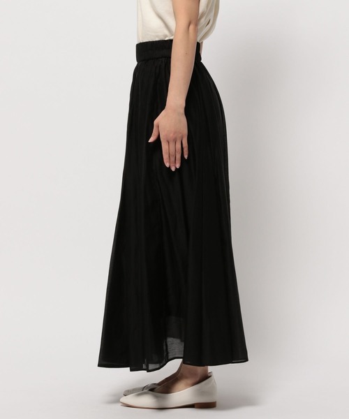 Elura（エルーラ）の「シアー艶フレアスカート/127433（スカート・レディース・ライトベージュ/ブラック/ライトグレー・FREE/FREE(S)）」の20枚目の写真